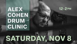 alex cohen drum clinic